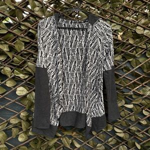 Prana Hooded Gray Cardigan Women's size medium